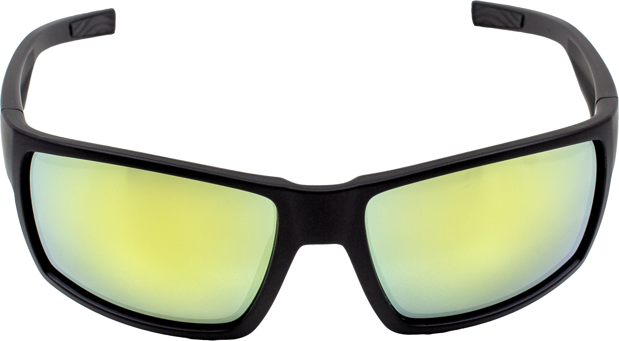 E3 Optics E2-A4 gold mirror polarized lens, matte black frame sunglasses - polarized performance eyewear for fishing, hiking, and outdoor sports