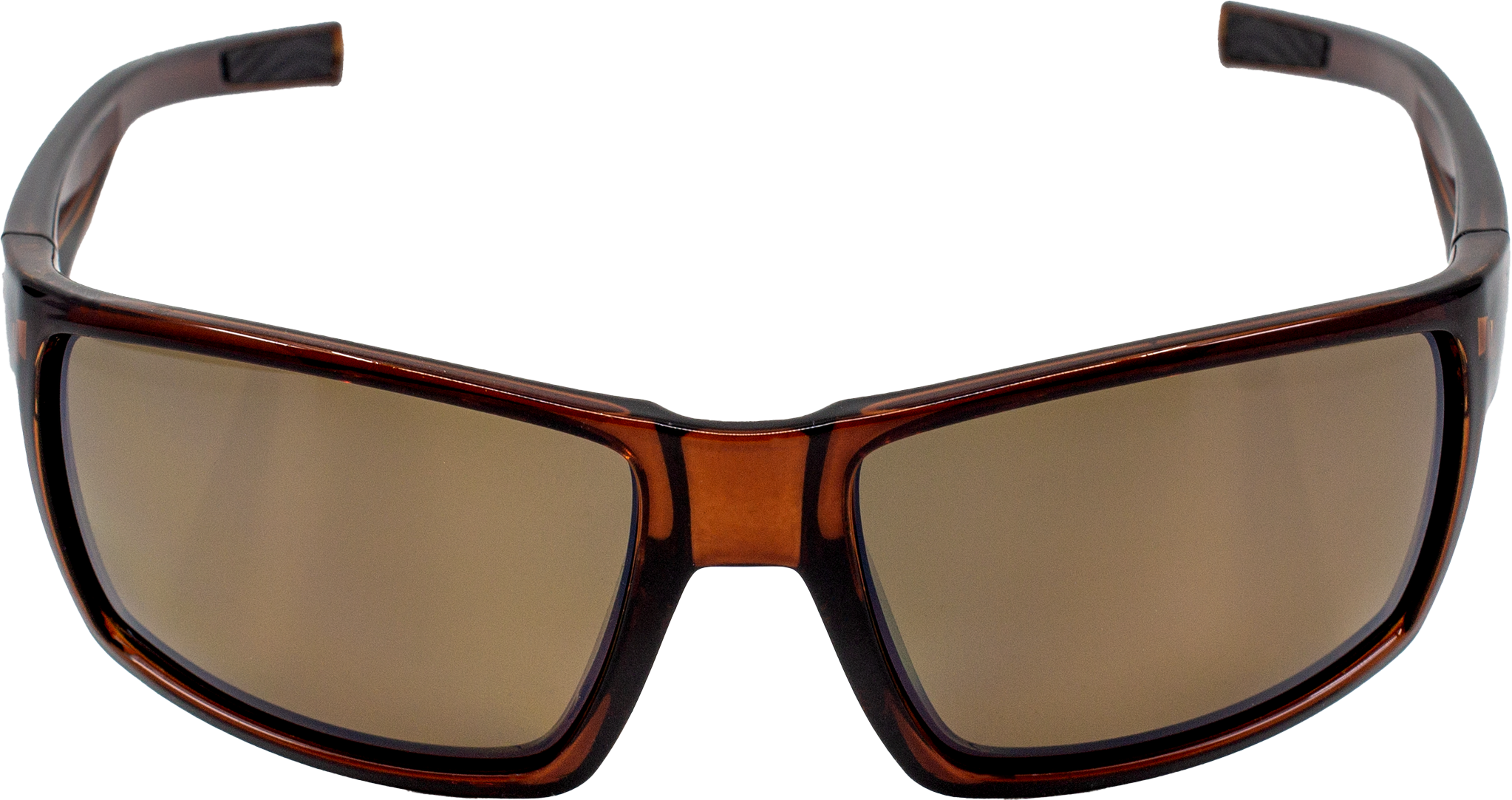 E3 Optics E2-D5 brown flash mirror polarized lens, crystal brown frame sunglasses - polarized performance eyewear for fishing, hiking, and outdoor sports