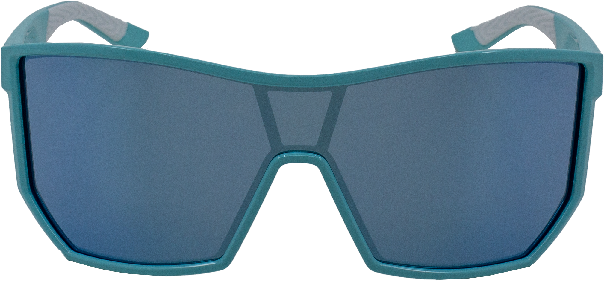 E3 Optics E4-G6 sunglasses with teal frame and blue mirror precise lens for sports and outdoor activities
