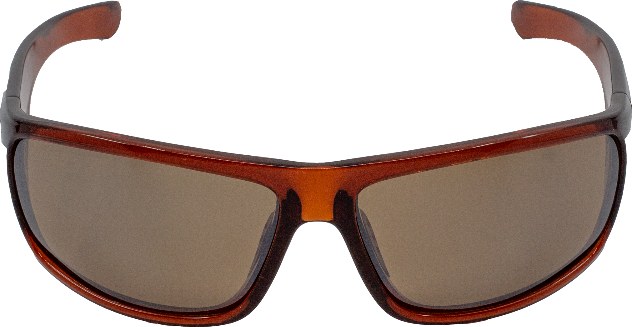 E3 Optics E16-D5 brown polarized lens, crystal brown frame sunglasses - floating polarized performance eyewear for fishing, hiking, and outdoor sports