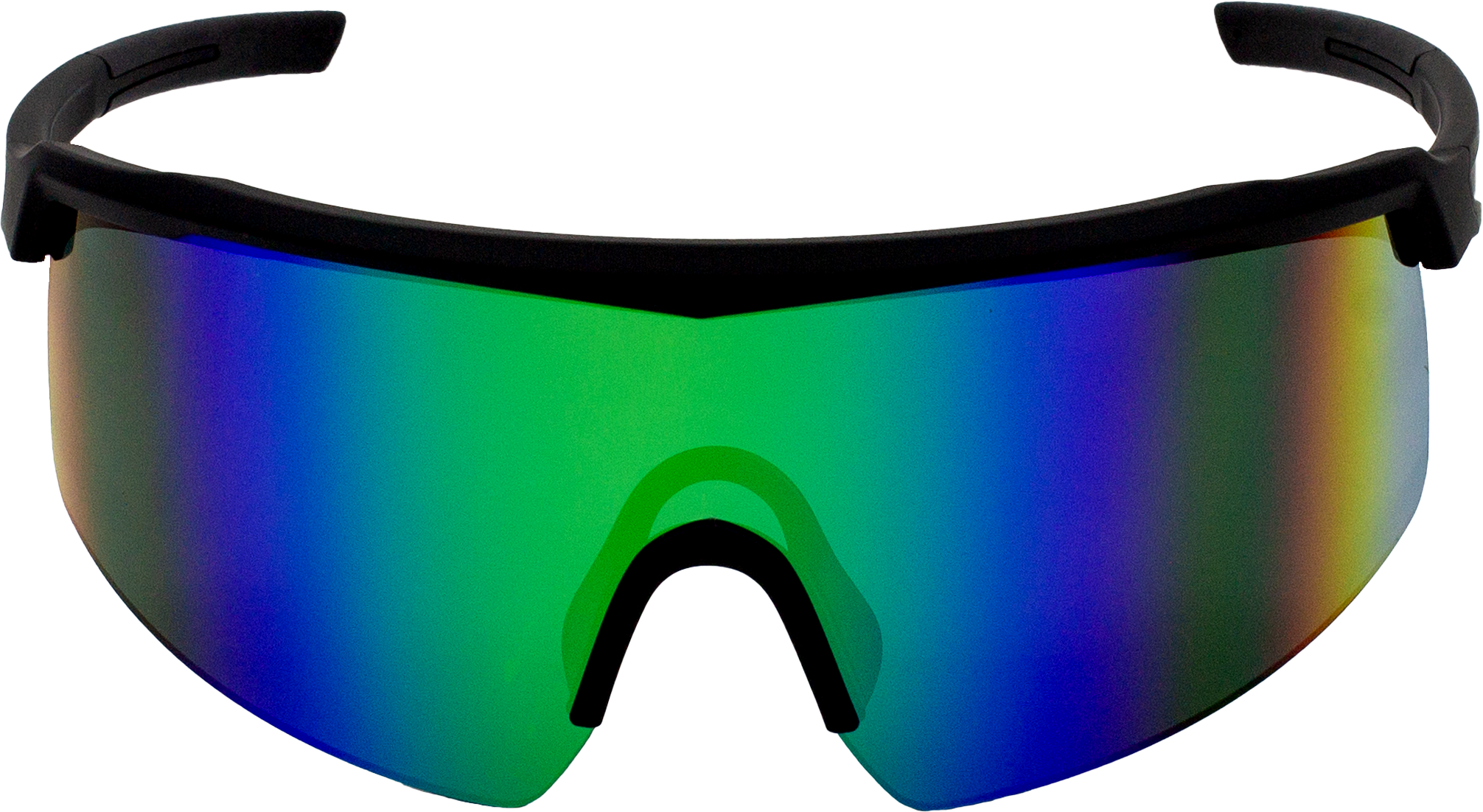 E3 Optics E3-A3 green mirror polarized lens, matte black frame sunglasses - polarized performance eyewear for fishing, hiking, and outdoor sports

