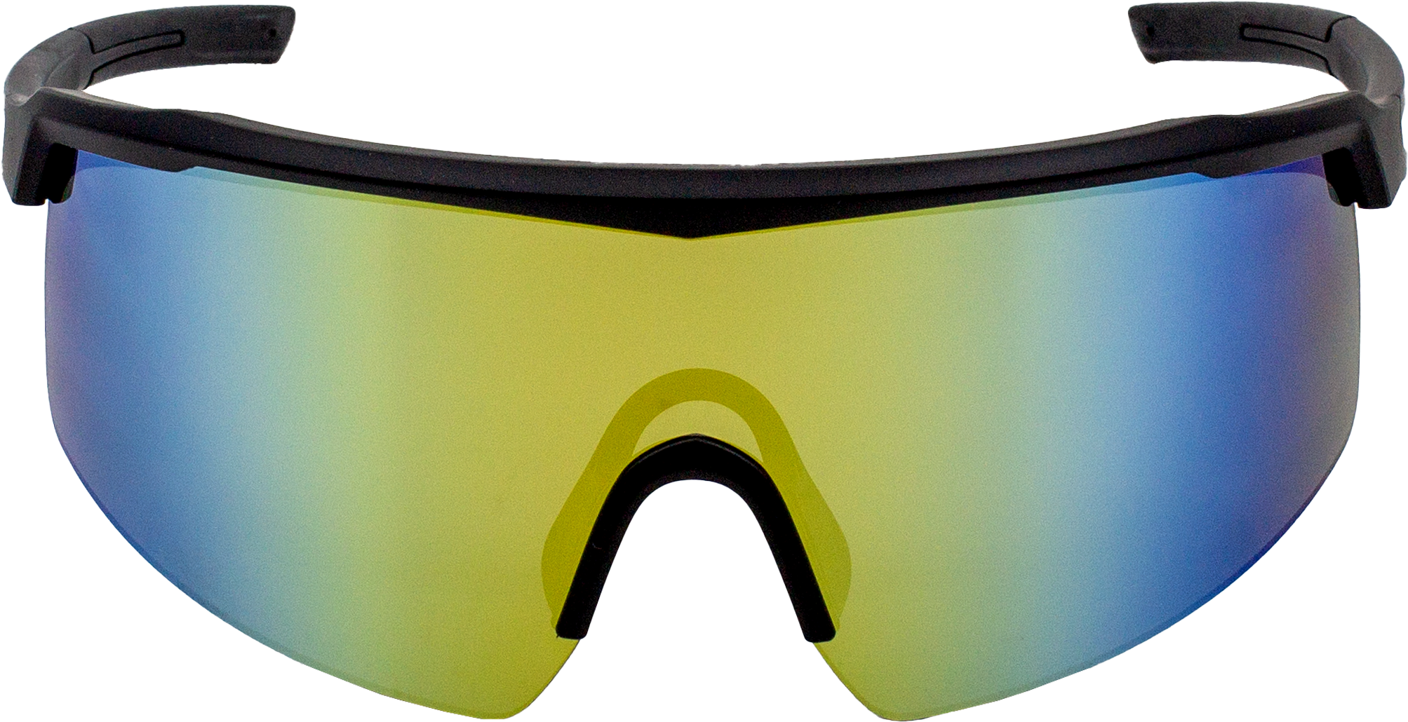 E3 Optics E3-A4 gold mirror polarized lens, matte black frame sunglasses - polarized performance eyewear for fishing, hiking, and outdoor sports

